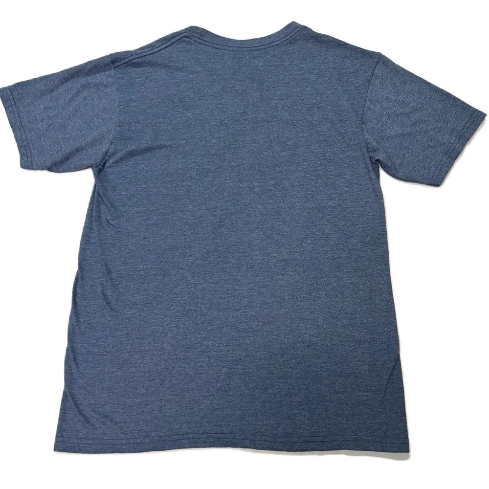 Stranger Things Graphic T Shirt Adult Size M Cotton Heathered Blue Pink Casual - Picture 3 of 8